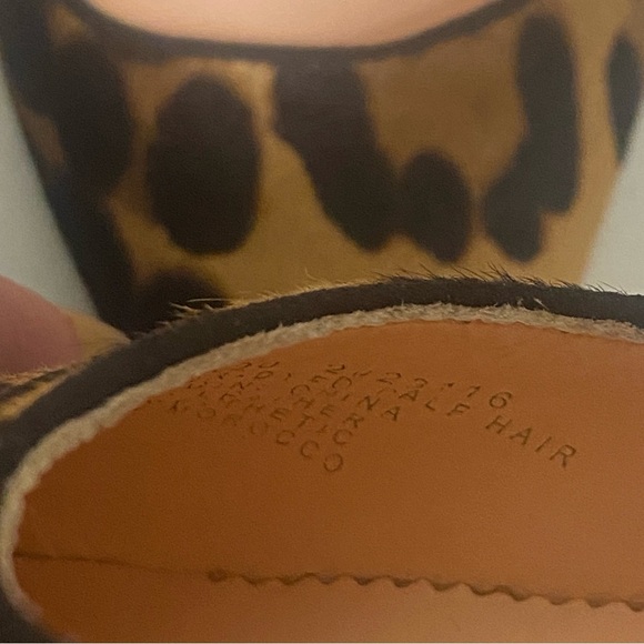 NWOB J.Crew Sophia Kitten Heel Pumps In Leopard Calf Hair - Size 7.5 - Picture 9 of 14